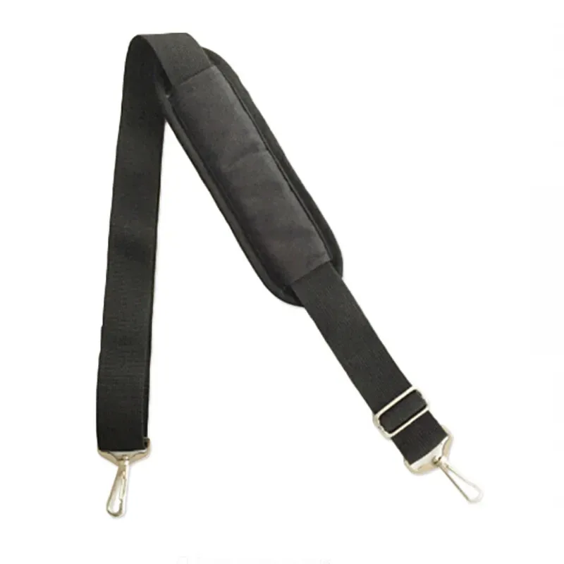 sangle de sac en nylon noir pour hommes, 1/2/3 pièces, sangle d'épaule solide, pour mallette, sacoche pour ordinateur portable, accessoire de sac