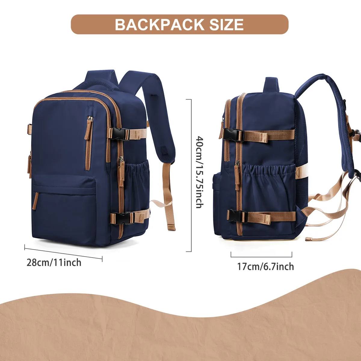 sac à dos de voyage pour avion 40x30x20, sac à dos de cabine wizzair 40x30x20, bagages à main pour hommes et femmes, sacs pour ordinateur portable 15,6 pouces