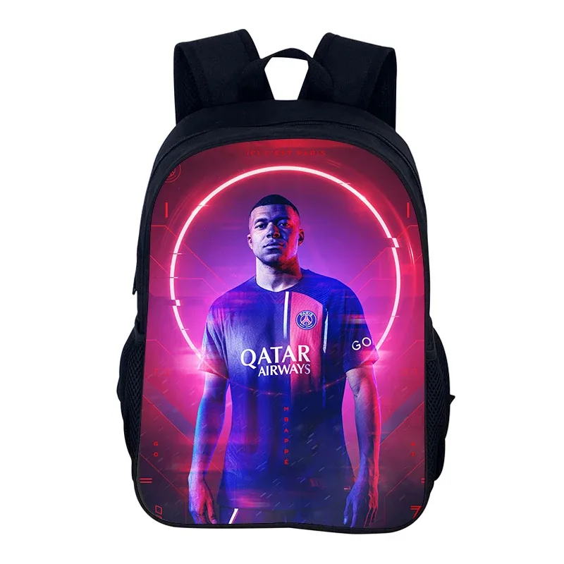 sac à dos de sport de football m-mbappes, sac d'école pour garçons et filles, sac à dos de sport pour joueur d'étoiles, sacs de livres pour le meilleur cadeau