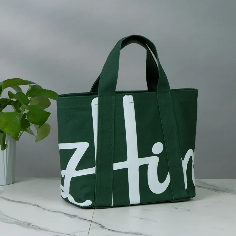 sac fourre-tout tendance en toile de coton, sac à main seau, collection promotionnelle