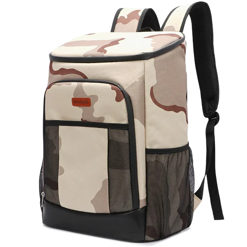 denuoniss 30l grande capacité sac à dos thermique porte alimentaire étanche refroidisseur sac à dos conteneur thermique grand isolation