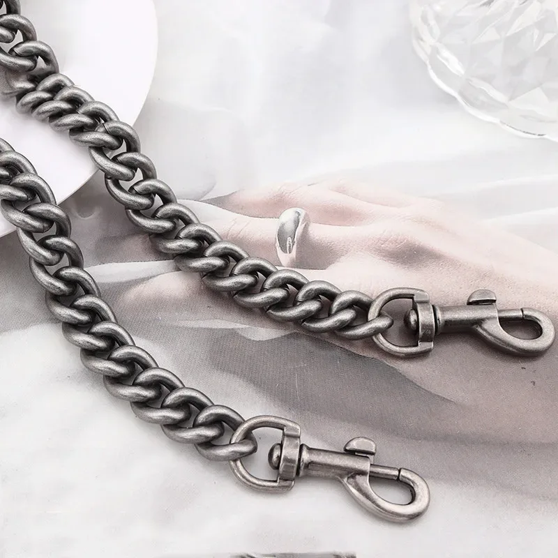 chaîne de sac en aluminium argentée et dorée, 13 mm, accessoires de remplacement pour sac à bandoulière de créateur, 120 cm