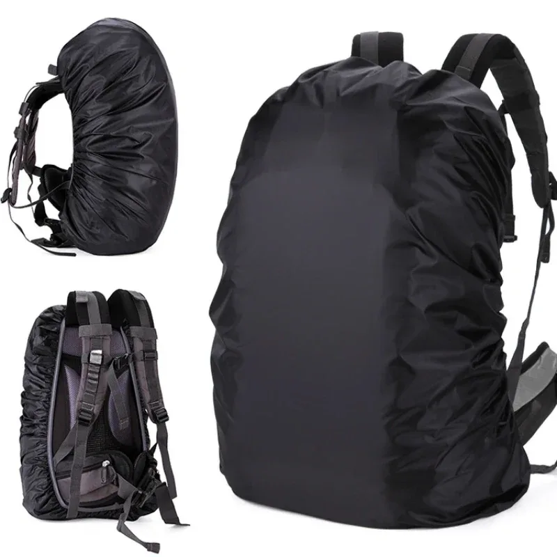 Juste imperméable noire pour sac à dos, idéale pour la randonnée, le camping, les voyages, le cyclisme, les activités en plein air