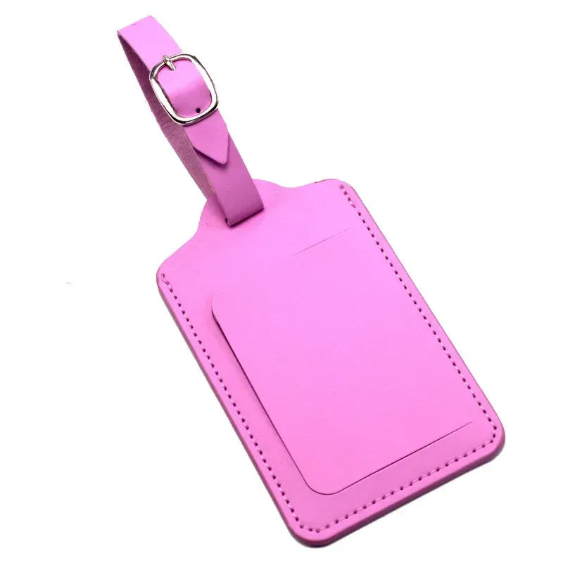 étiquette de bagage en cuir de qualité, accessoires de voyage, valise, identification, adresse, porte-nom, étiquette d'embarquement pour bagages, étiquette portable, livraison directe