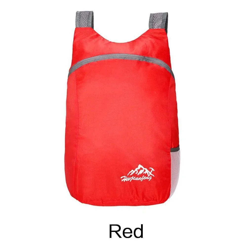 jjyy sac à dos pliable et étanche pour sports de plein air - sac de voyage portable ultra léger pour voyage camping course à pied fitness shopping