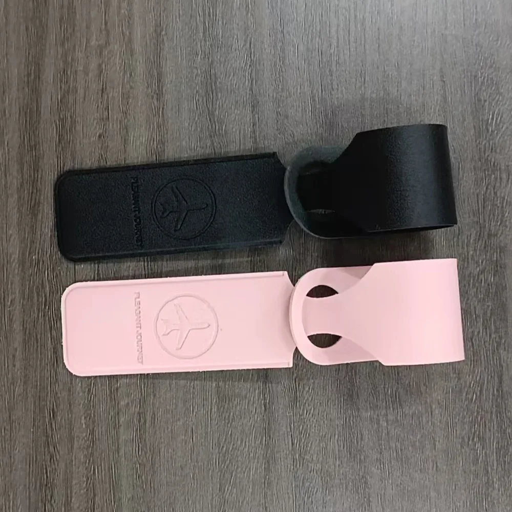 étiquettes de bagages de voyage de couleur aléatoire, 5 pièces, étiquettes de bagages pour valises de voyage, étiquettes de check-in pour valises de voyage d'affaires, étiquettes anti-perte pour sacs de voyage s004287