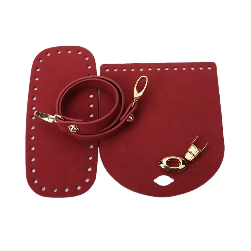 lot de 3 sangles de sac à bandoulière en cuir de couleur unie, fond en pu, accessoires de remplacement pour sacs diy, sangle de sac en cuir faite à la main pour étudiants
