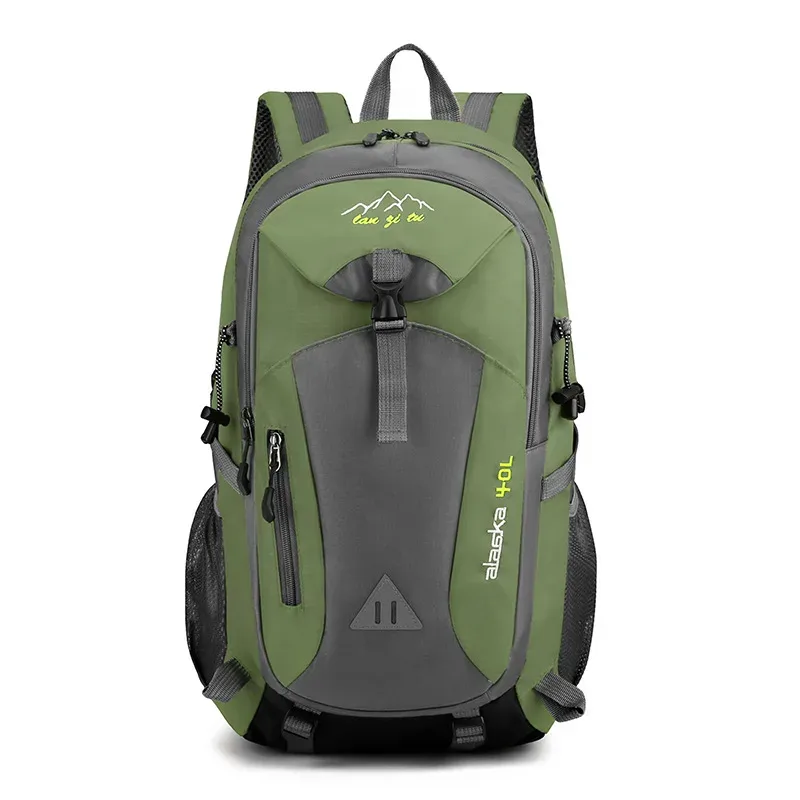 nouveau sac à dos en nylon imperméable pour hommes et femmes, idéal pour les voyages décontractés, la randonnée, le camping, l'alpinisme, et les activités sportives pour jeunes.