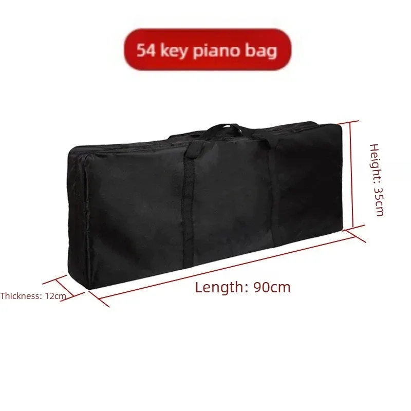sac pour orgue électronique en tissu oxford imperméable, sac pour piano électrique 54/61 touches, sac de rangement de grande capacité pour camping en plein air