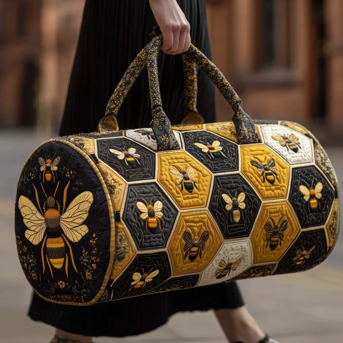 sacs de voyage matelassés imprimés en 3d, sac fourre-tout personnalisé à la mode, sacs de sport décontractés p
