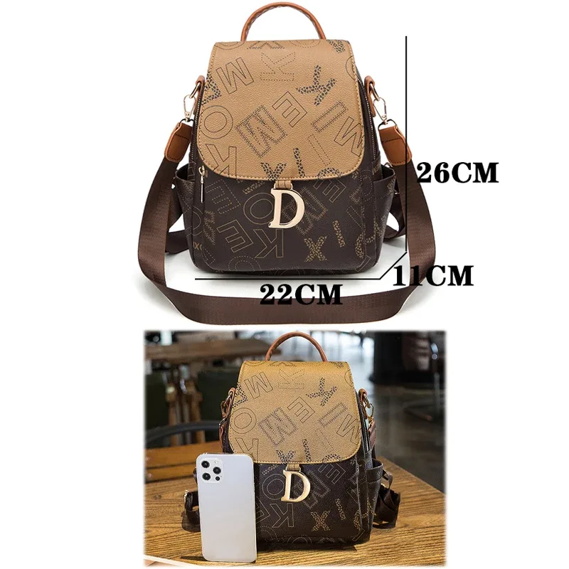 sac à dos en cuir vintage pour femmes, sac à bandoulière de haute qualité pour femmes, sac de voyage pour dames, sac d'école pour filles, mochilas.