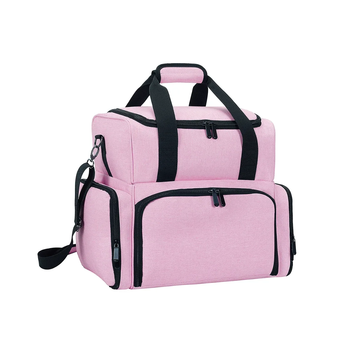 étui de rangement de vernis à ongles de grande capacité, 80 bouteilles, rangement de voyage portable avec 2 sacs amovibles et essentiel pour femmes
