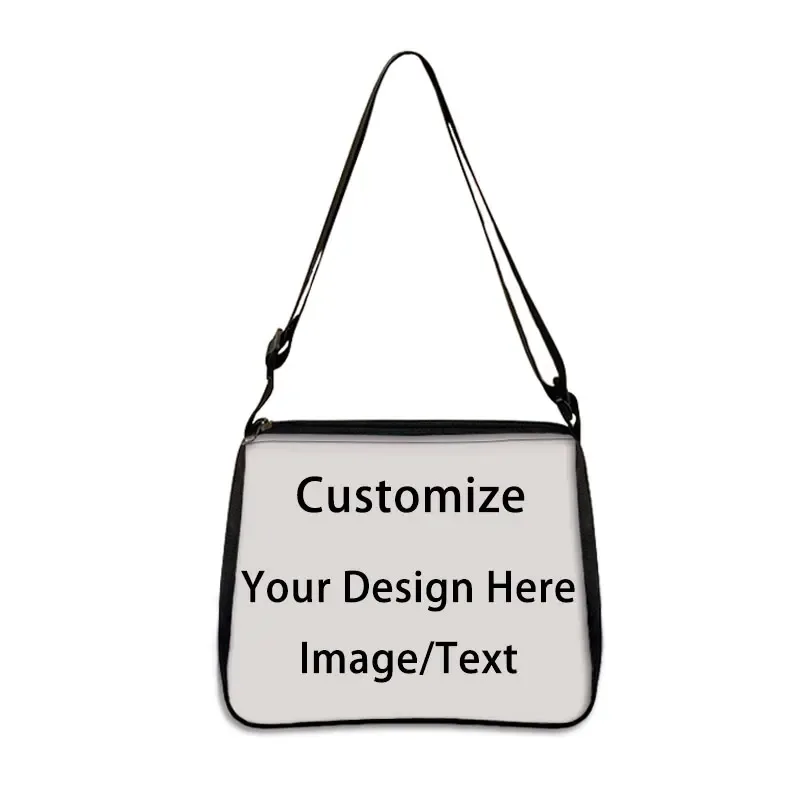 bricolage personnaliser votre conception l'image de la photo texte sac à bandoulière femmes sac à provisions dames sac à main sac de messager portefeuille support pour téléphone