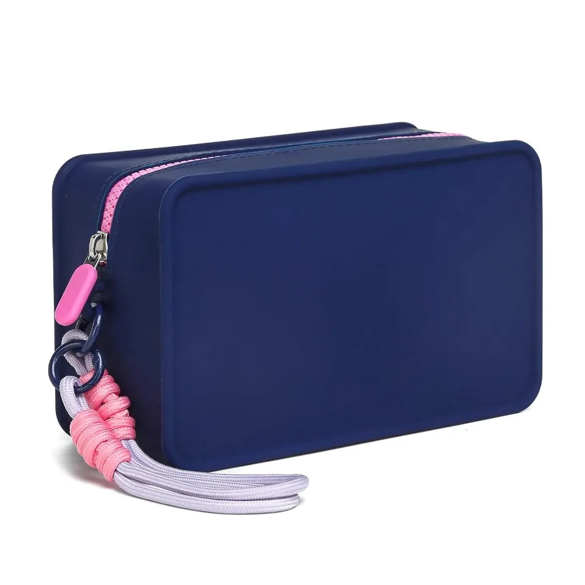 trousse de maquillage de voyage en silicone, pochette de maquillage de grande capacité, sac de rangement de maquillage de voyage, trousse de toilette étanche, cosmétique portable
