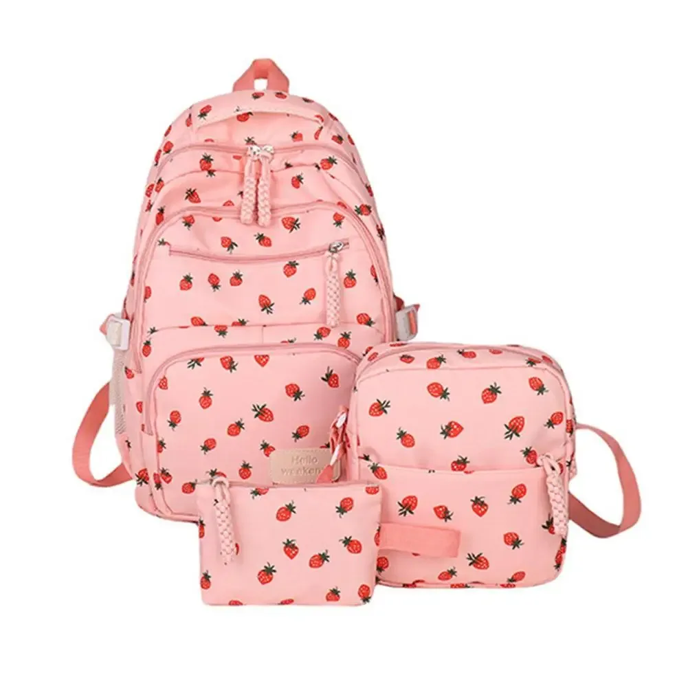 3 ensembles de sac à dos de grande capacité, sac d'école simple à la mode, sac d'université à sangle réglable, sac à dos de voyage pour étudiant