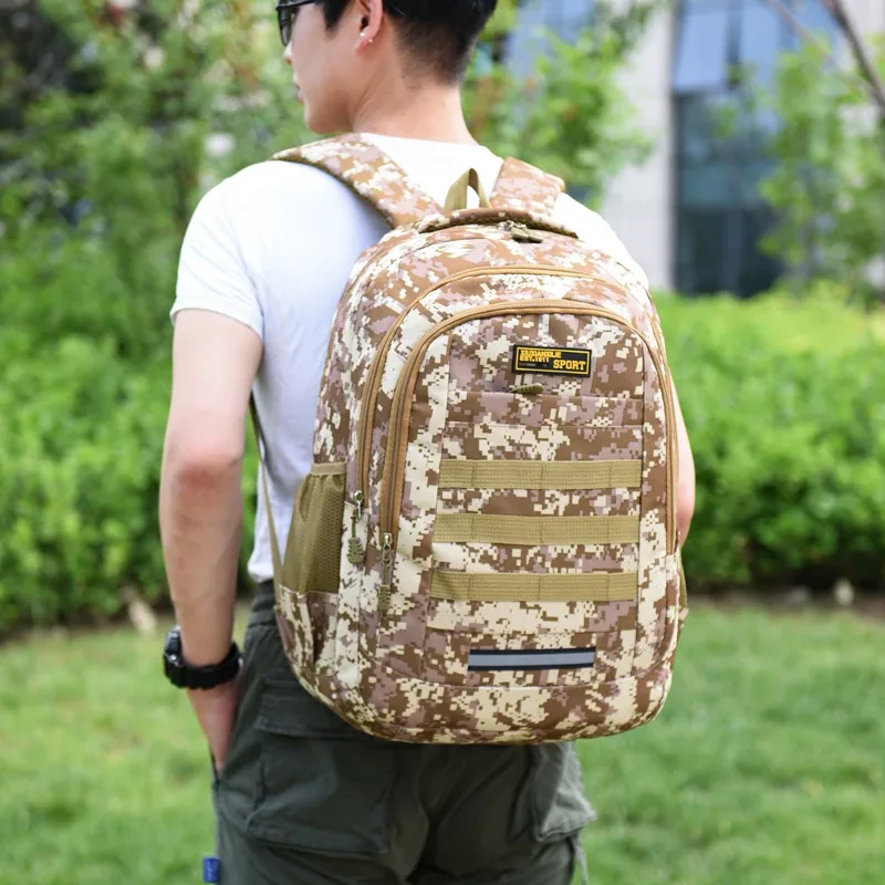 sac à dos tactique d'extérieur de haute qualité, grande capacité, imperméable, multifonctionnel, pour la randonnée, le trekking et le camping.