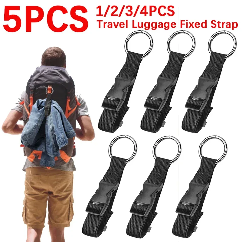 sangle externe pour sac à dos, sangle portable avec boucle de dégagement, sangle de bagage supplémentaire, porte-veste, sangle fixe pour bagages de voyage