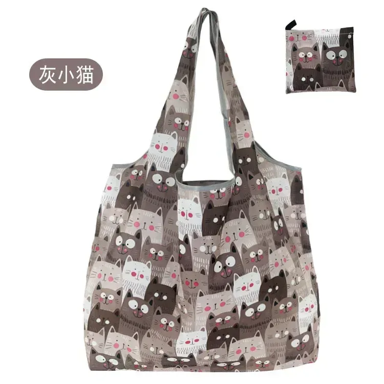 grand sac de courses réutilisable pour femme, fourre-tout pliant, écologique, réutilisable, mallette d'épicerie, sacs à main de rangement