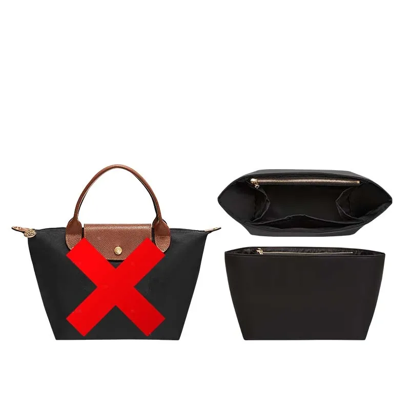 insert organisateur de sac pour sac longchamp, matériau en nylon, support de sac super résistant, accessoires de sac à main