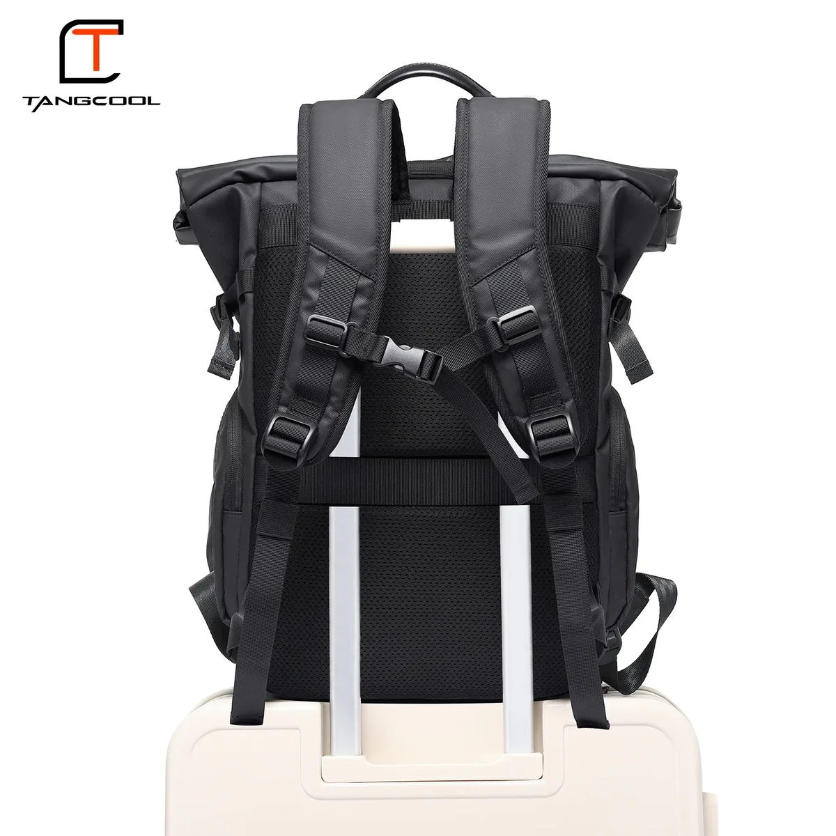 sac à dos de voyage extensible pour hommes et femmes, grand sac pour ordinateur portable, sacs à dos urbains étanches, 15.6 po