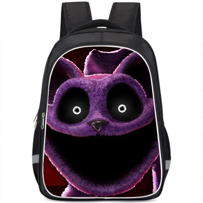 sac à dos smiling critters pour enfants, cartable double couche, cadeau d'anniversaire, sacs d'ordinateur pour étudiants