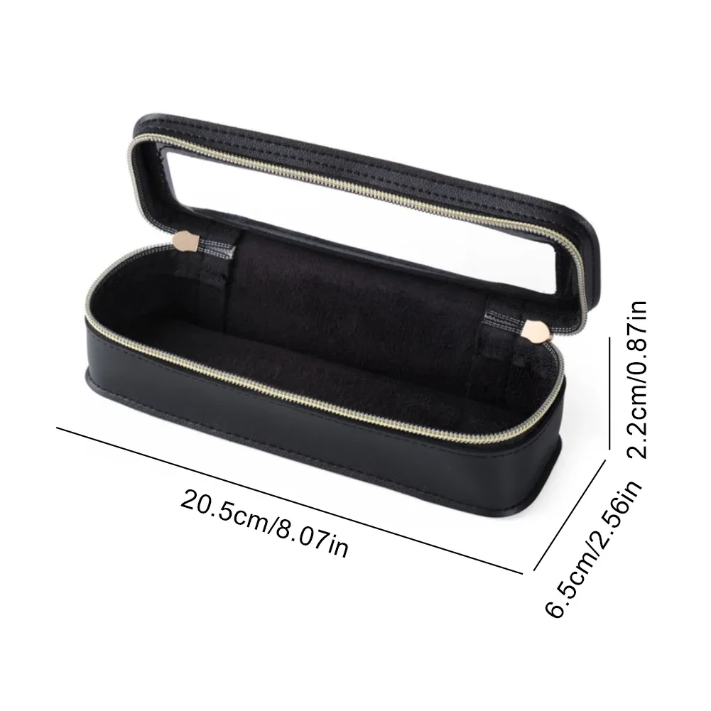 sac à pinceaux de maquillage en pu pour femmes, étui à pinceaux de maquillage transparent, sac de voyage à double fermeture éclair, sac de rangement pour pinceaux de maquillage, trousse de toilette de voyage