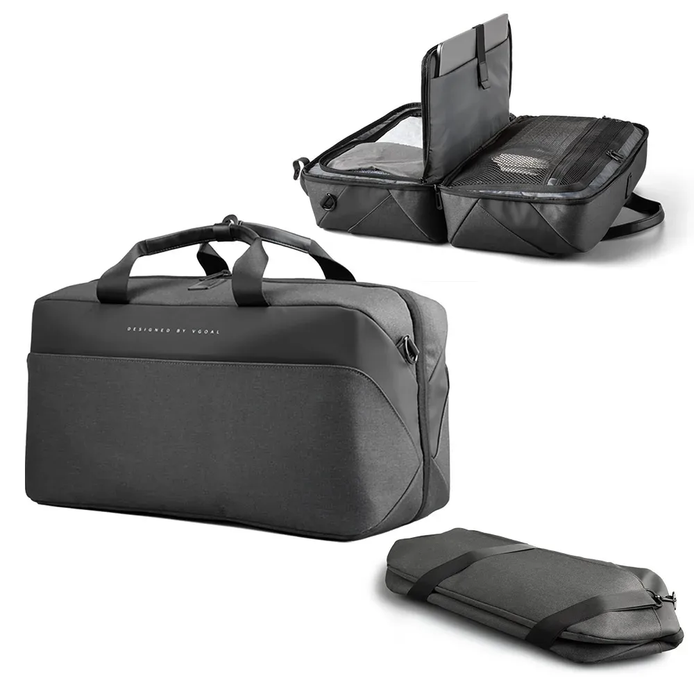 Sac de sport pour homme, sac à main décontracté pour l'extérieur, sac de voyage imperméable et résistant à l'usure, grand sac de voyage, sac à bandoulière pour affaires