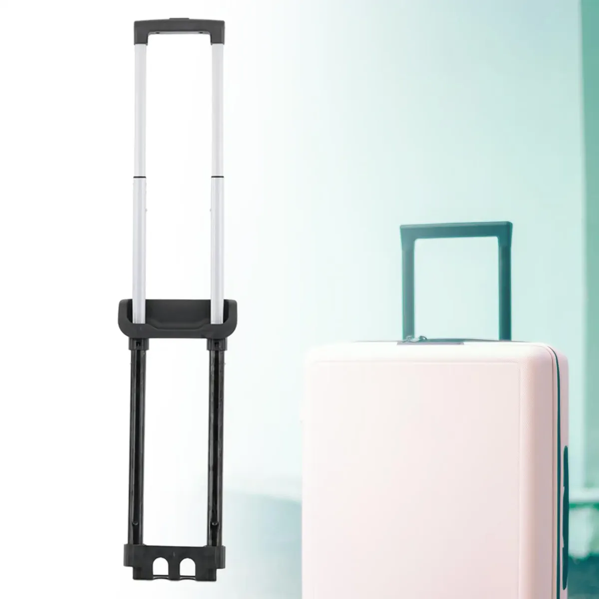 poignée télescopique de remplacement pour valise, 20 pouces, fabrication soignée, résistante à l'usure, accessoires de voyage, tige extractible