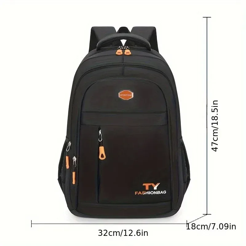sac à dos pour hommes 1 pièce, sac à dos décontracté étanche de grande capacité, sac à dos d'ordinateur réglable
