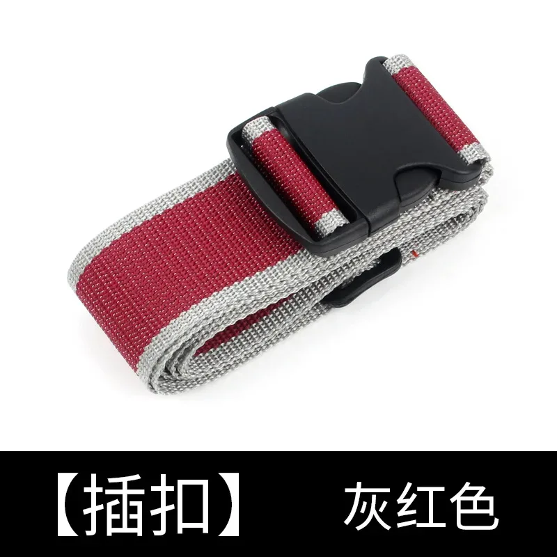 sangles de bagage droites pour valise, ceinture de bagage en polyester avec boucle de déverrouillage réglable, accessoire de voyage 