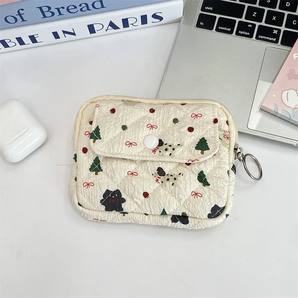 dessin animé mignon petit voyage cosmétique rouge à lèvres écouteur carte portable sac de rangement sac à main femmes cadeau pochette dans les sacs de maquillage organisateur