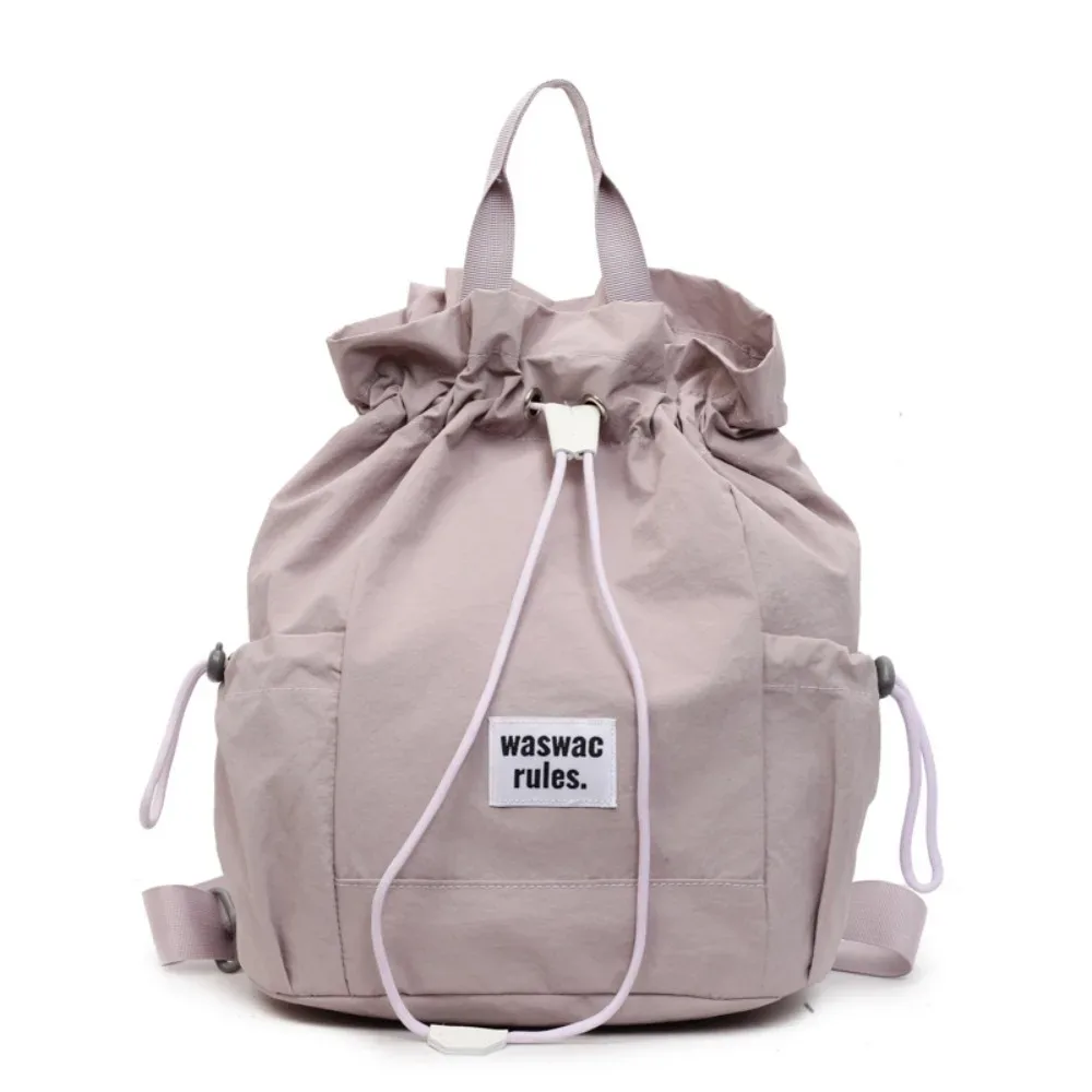 sac à dos de sport de grande capacité pour le rangement des raquettes, sac à bandoulière léger de couleur unie pour le fitness, style coréen pour le badminton