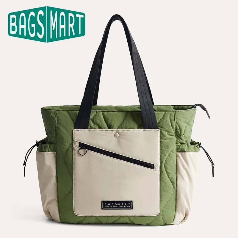 BAGSMART sacs pour femmes sac fourre-tout étanche sac à main léger parfait pour le travail de gymnastique voyage grand sac à bandoulière sacs à bandoulière
