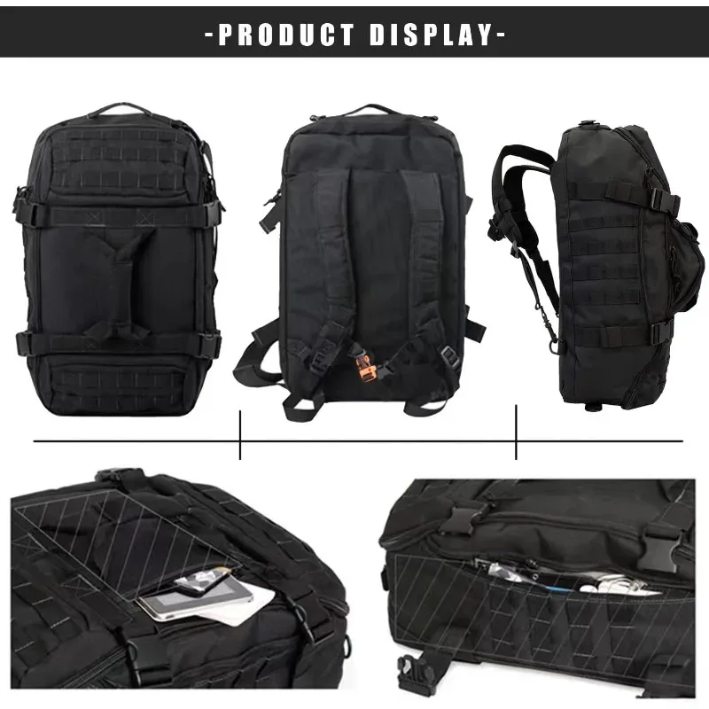 grand sac de sport 3 en 1 de 80l pour homme et femme, accessoire de voyage, de sport, de sport, de sport, d'entraînement