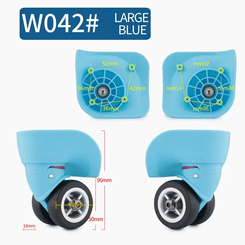 roue universelle bagages maquillage valise accessoires dans roues chariot mode valise accessoire roues roulantes réparation roulettes