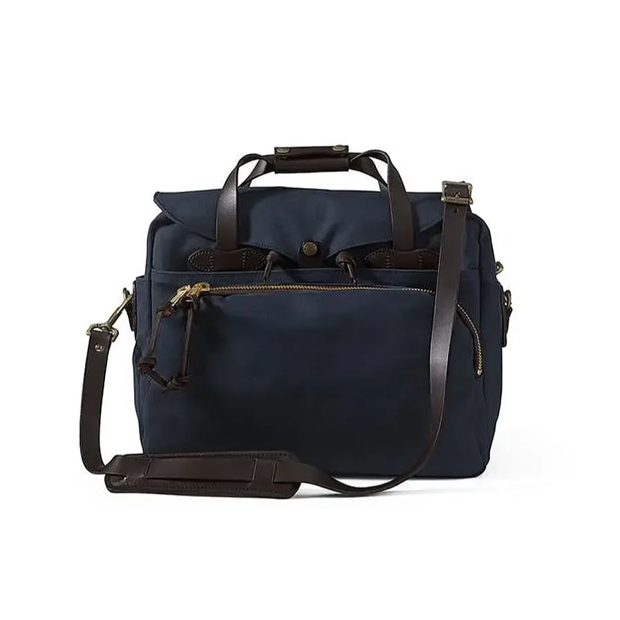 taille-brando – sac à bandoulière en toile et cuir, 22oz, ykk, avec fermeture éclair, pour ordinateur portable, business, 70258