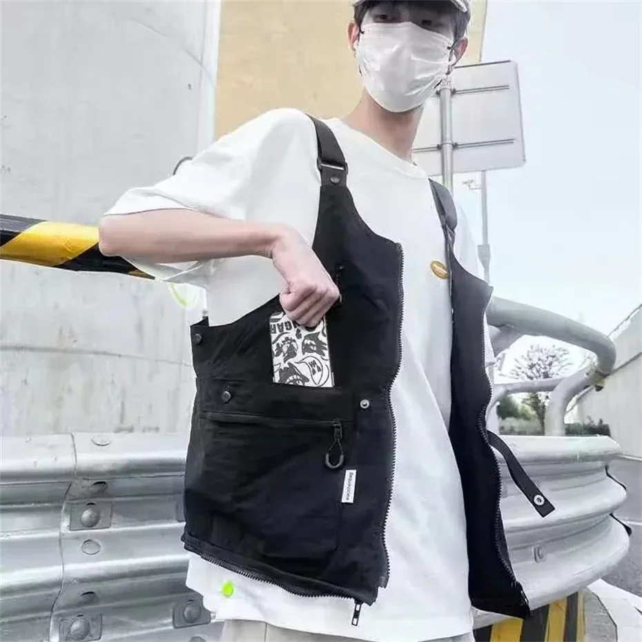 dultechwear-sac cargo glabag multifonction pour hommes et femmes, sac à bandoulière, camping en plein air, utilisation touriste, sac à dos variable, gilet, 2025