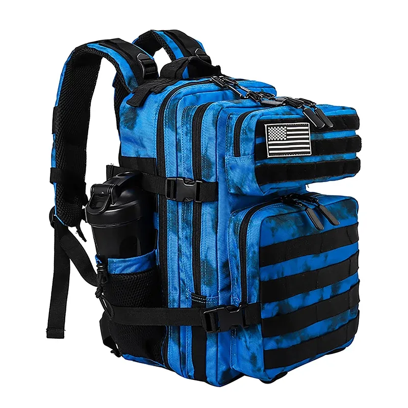 lhi 45l/35l/25l sac à dos tactique pour hommes et femmes étanche athlète salle de sport sac de plein air voyage randonnée sac à dos avec porte-bouteille