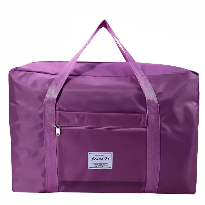 sac de voyage pliable de grande capacité, sacoche de rangement à fermeture éclair, portable, de dehors, polyvalent, de bug astique, bagage, fourre-tout, de transport, s/m/l/xl, 1 pièce