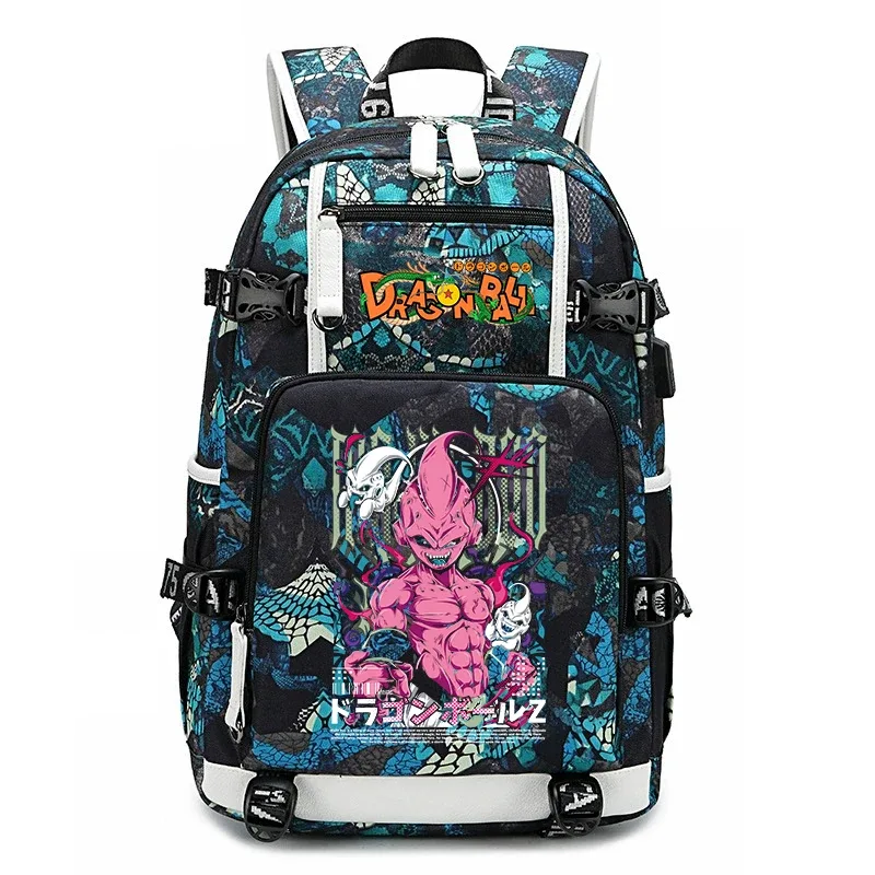 sac à dos pour étudiants avec imprimé dragon ball z, grande capacité, sac à dos décontracté pour enfants, adolescents, garçons et filles, pour l'école et les voyages