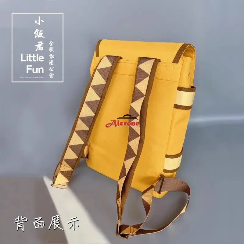 anime gon cosplay freecss sac à dos chasseur étudiant jaune sac à dos sac à bandoulière adolescent décontracté voyage sac à dos