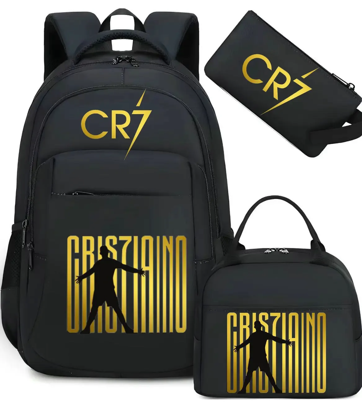 cr7 sacs à dos capacité légère sacs d'école pour ordinateur portable pour adolescents femmes hommes déplacements voyage mochilas