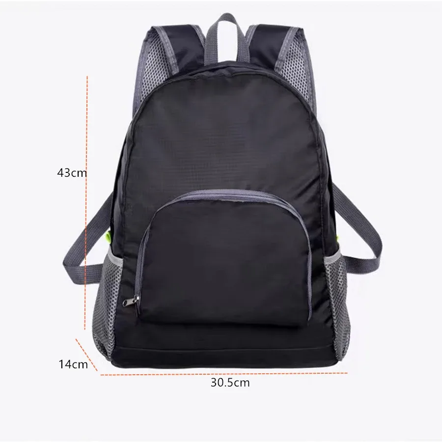 Sac à dos pliable unisexe, sac de voyage léger, sacs à bandoulière portables pour randonnée en plein air, camping, sport, escalade, sacs organisateurs