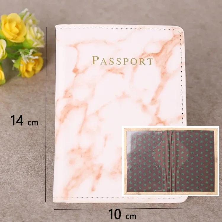 rfid anti blocage mince porte-passeport housse portefeuille de voyage pour hommes femmes multi-fonction id porte-carte bancaire accessoires