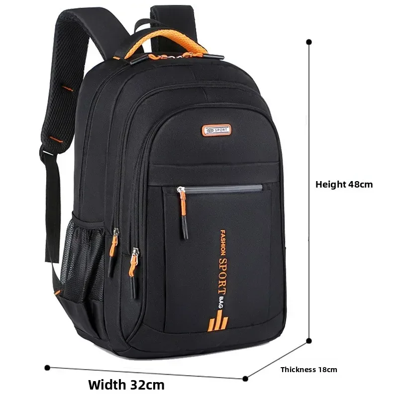 sac à dos pour ordinateur portable oxford durable pour homme, imperméable, pour le travail, les voyages, le lycée