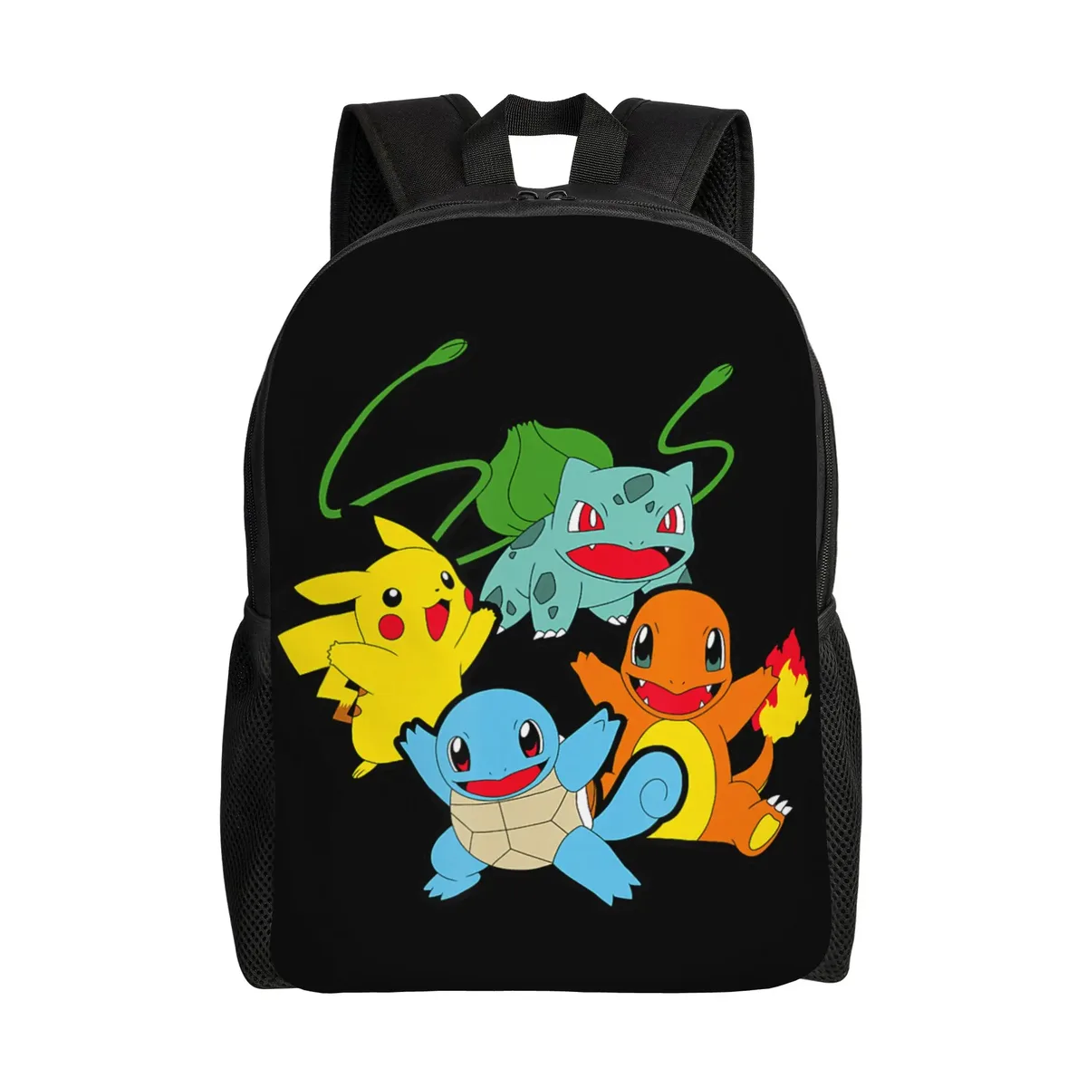 sacs à dos pokemon lucario type fighting steel poster daypack mochila office work sac à dos à fermeture éclair