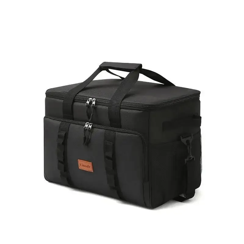 sac isotherme de pique-nique grande capacité 35l, sac à bandoulière portable, sac à main thermique pour l'extérieur, vente chaude
