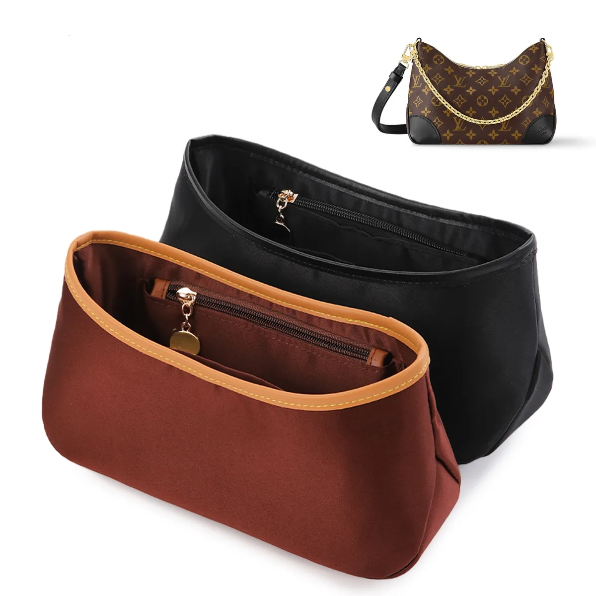 insert organisateur de sac pour boulogn, support de sac étanche, insertion de sac à main, doublure de sac, accessoires