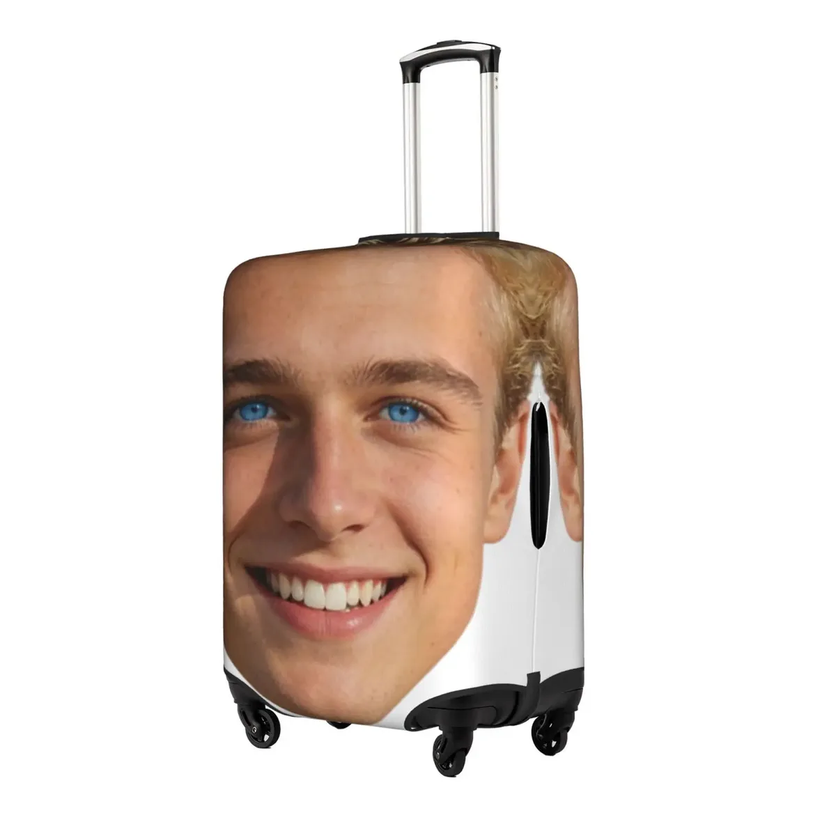 housse de bagage personnalisée avec logo, élastique, votre design ici, housse de protection pour valise de voyage, convient aux valises de 18 à 32 pouces