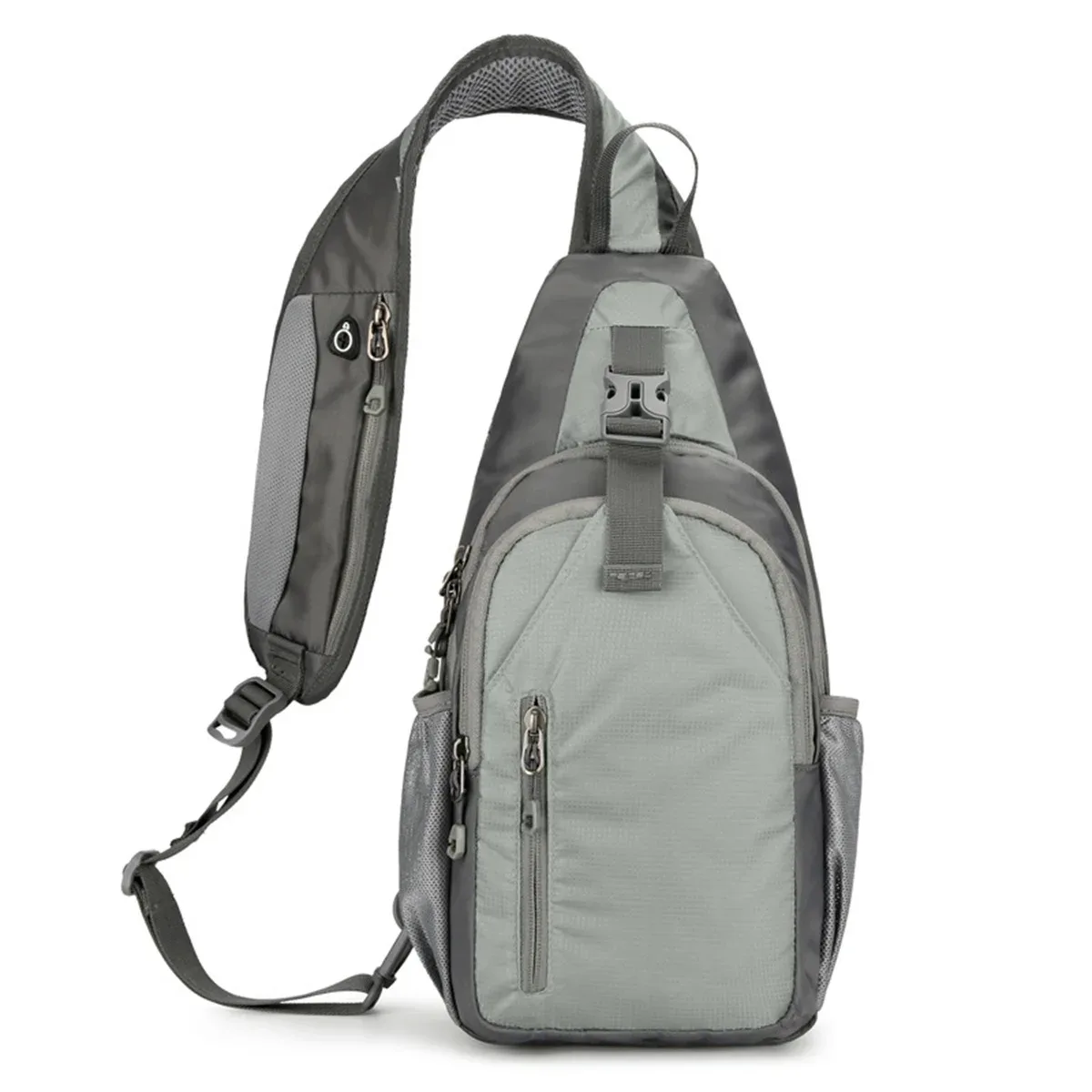 sac à bandoulière imperméable avec blocage rfid, sac à dos bandoulière, sac de poitrine, sac à dos de jour pour la randonnée et les voyages